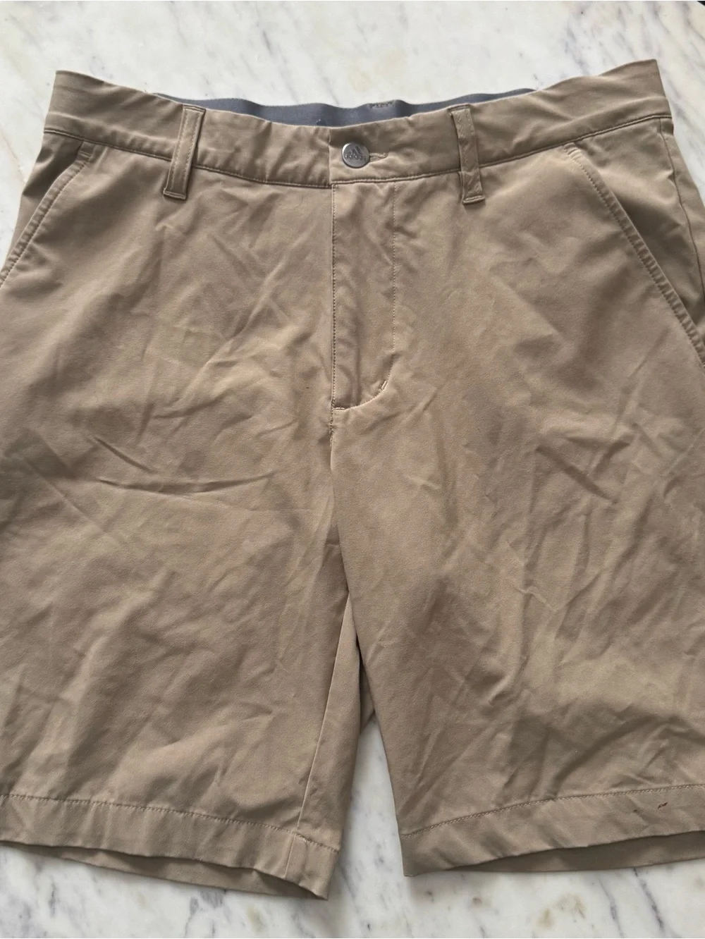 Adidas Men’s 28” Khaki Golf Shorts